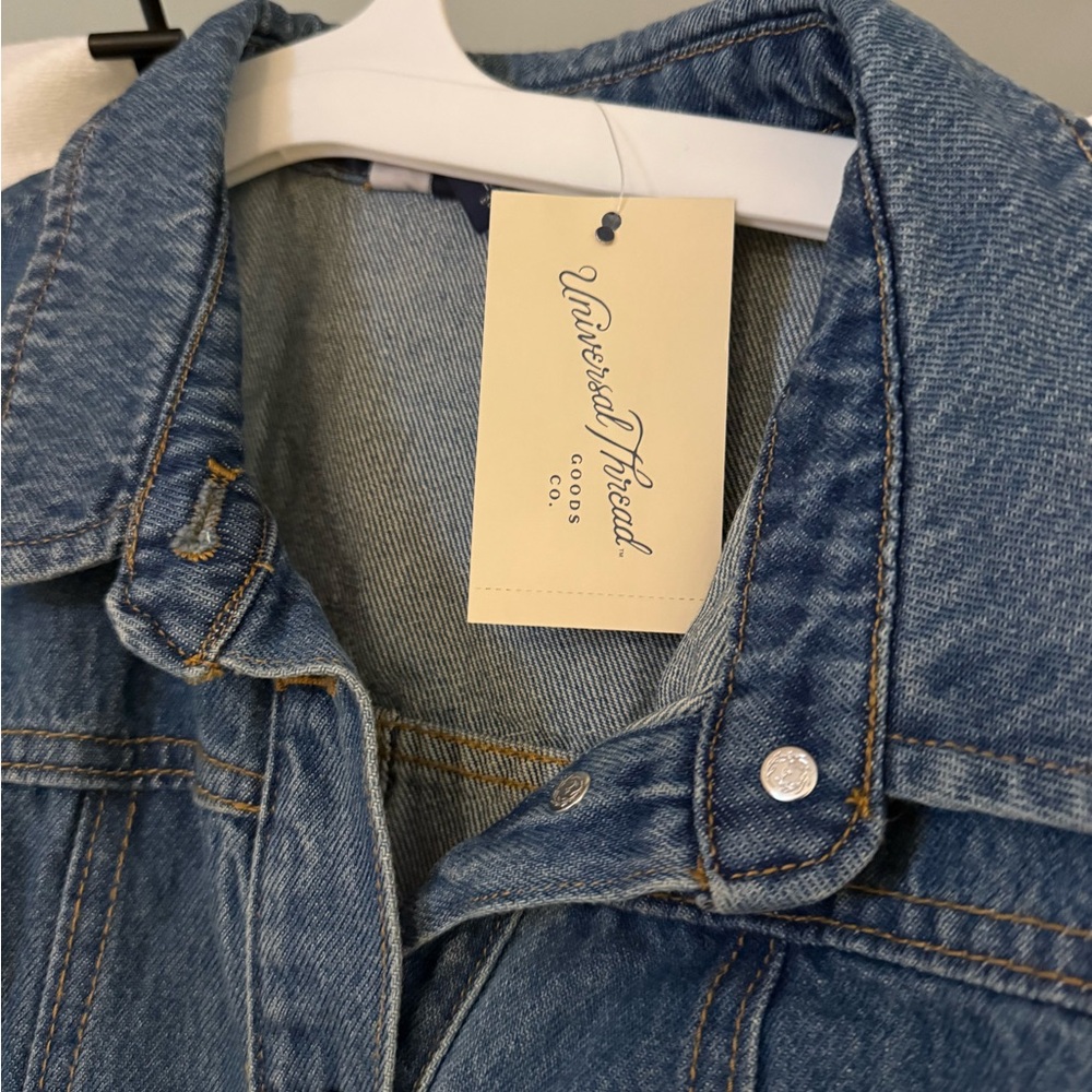 Universal Thread Blue Denim Dress - Picture 2 of 2